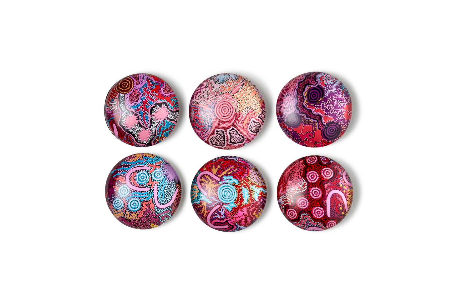 6 Pack Dome Magnets Gabriella Possum