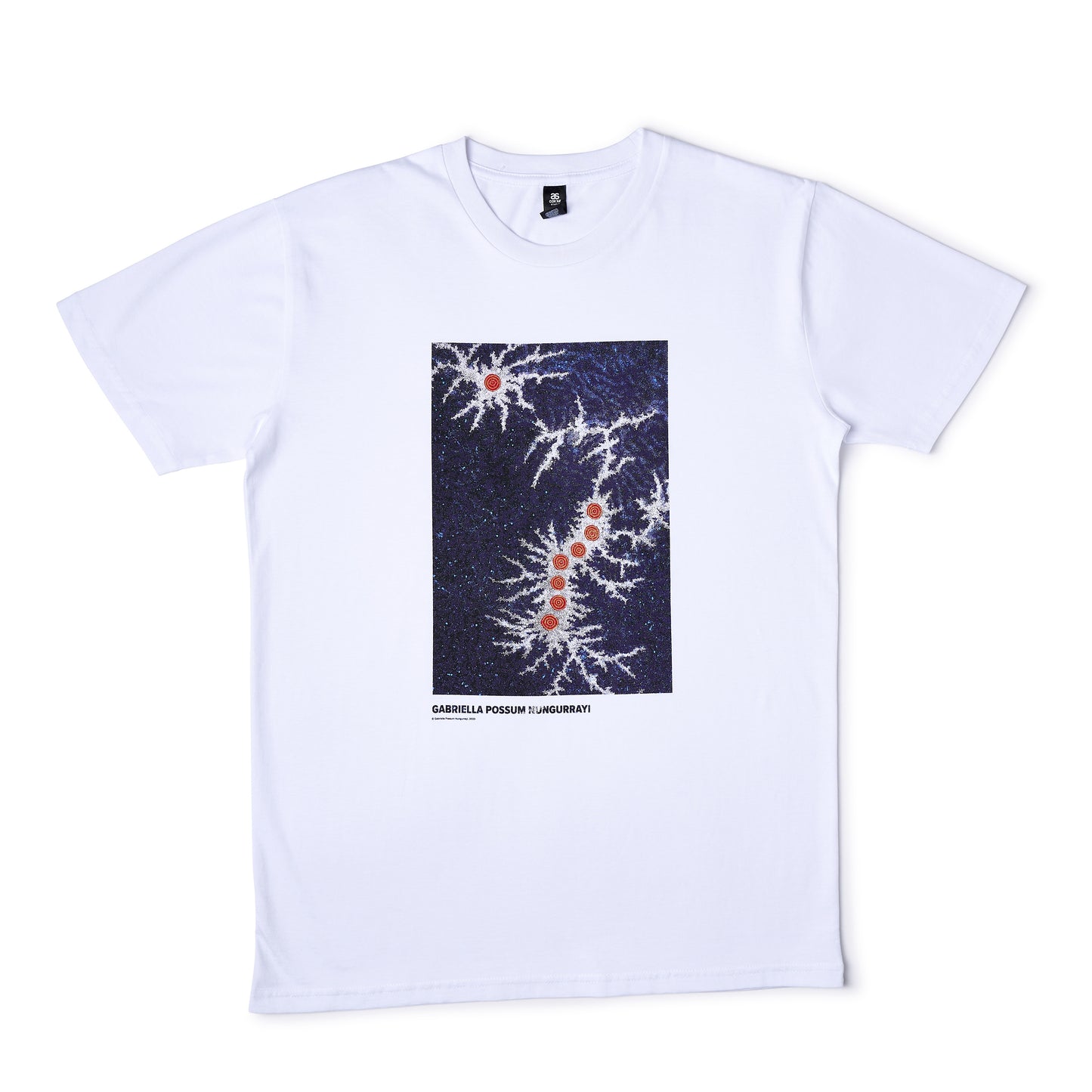 Unisex White Tee - Gabriella Possum