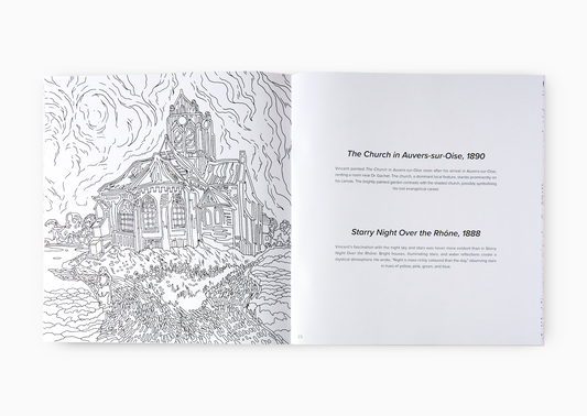 Van Gogh colouring book