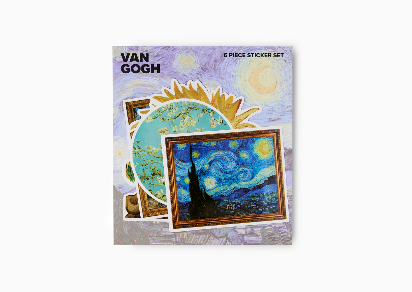 Van Gogh 6 Pack of Stickers