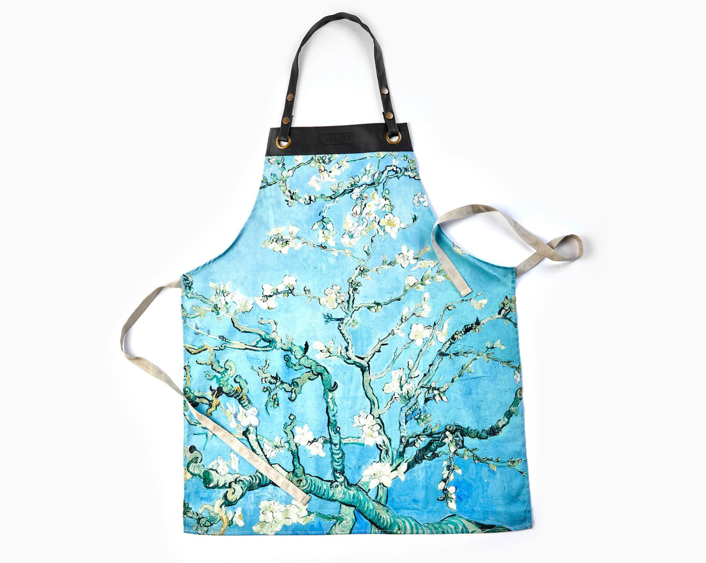 Apron with Almond Blossom Leaves