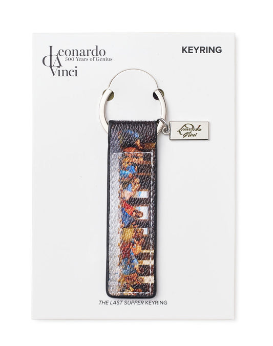 The Last Supper Leather Look Keyring