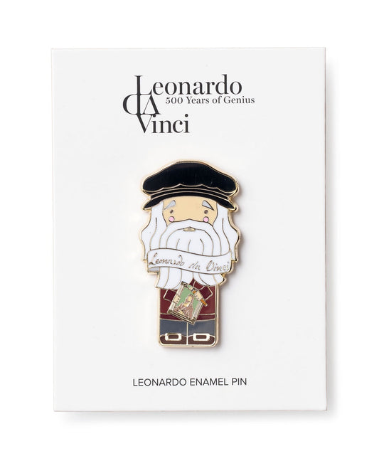 Leonardo da Vinci Character Pin